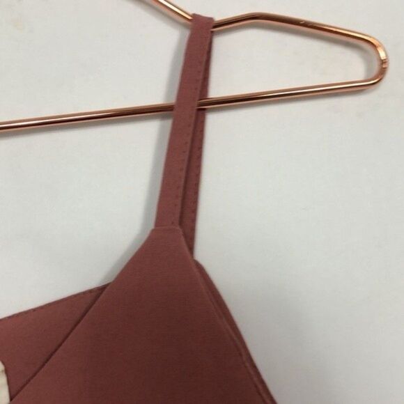 Goodnight Macaroon Mauve Pink Button Down Camisole New Condition Small - Picture 5 of 6